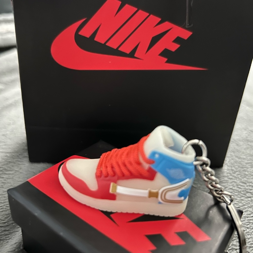 Nike sneaker key chain